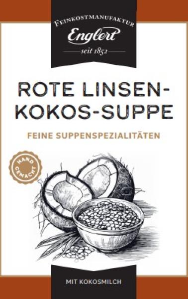 Rote Linsen & Kokos-Suppe 390ml / Glas